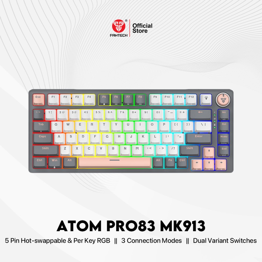 KEYBOARD GAMING FANTECT ATOM PRO SERIES WIRELESS KEYBOARD